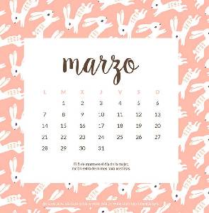 Que no te lo cuenten: Calendario marzo de Charuca