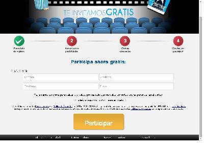 Resultados de probar productos: Sorteo: Gana dos entradas de cine