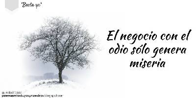 Poemas míos, tuyos y nuestros: Basta ya