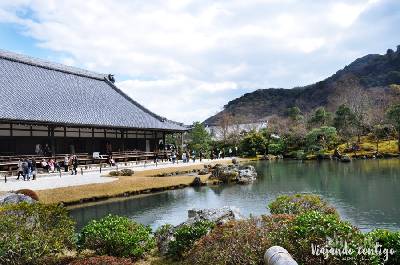 Templo Tenryu-ji en Arashiyama (Kyoto, Japón)