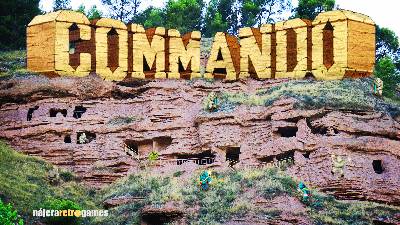 Commando, retro análisis ( con humor del malo) de la recreativa de Capcom. Review del arcade shoot'em up.