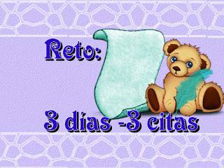 Pensamientos Libres: Reto 3 días - 3 citas. Día 2