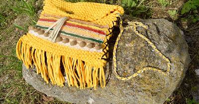 Bolso de trapillo boho