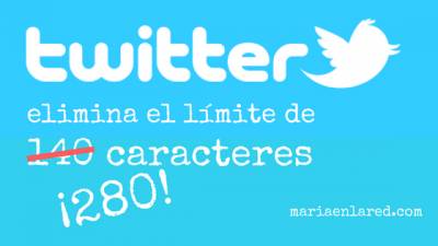 Twitter elimina el límite de 140 caracteres ⋆ Maria en la red