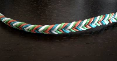 Creativo Y Original: Pulsera Fácil Trenzada
