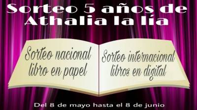 Sorteo 5 años de Athalia la lía