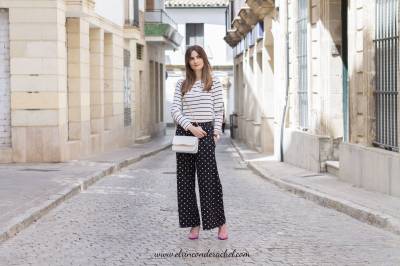 Polka Dot Pants Outfit - El Rincón de Rachel