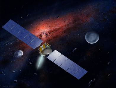 Sonda Dawn: Depósitos de carbonato sódico en el cráter Occator.