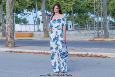 Tropical Jumpsuit Outfit - El Rincón de Rachel