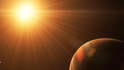 Kelt-9b, el exoplaneta con atmósfera de hierro y titanio.
