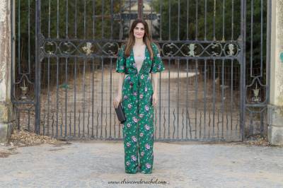 Floral Palazzo Jumpsuit Outfit - El Rincón de Rachel