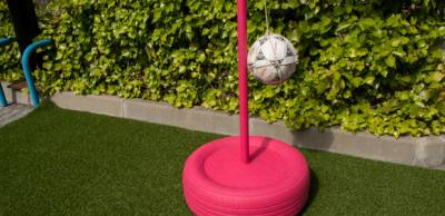 Cómo hacer un juego de pelota con un neumático | SIGNUS Blog