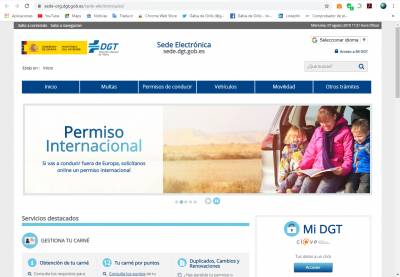 Nueva aplicación en camino. MiDGT