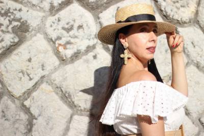 WHITE (Vestido bordado blanco)