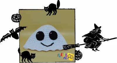 Gorros de Halloween en forma de Fantasma y Calabaza