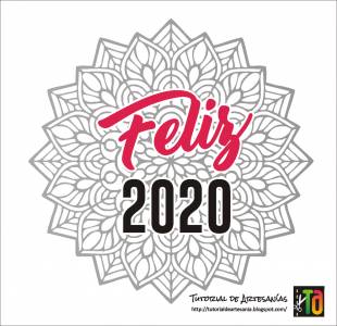 Tutorial de Artesanía: Feliz 2020