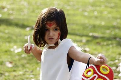 La princesa Mononoke disfraces DIY para carnaval