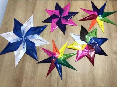 Estrellas Waldorf para decorar a nuestra manera