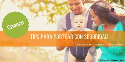 Cómo portear de forma segura