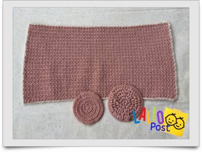 Toalla de mano a crochet. Un bonito complemento fácil de tejer