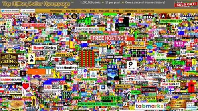 La exitosa web viral The Million Dollar Homepage cumple 15 años