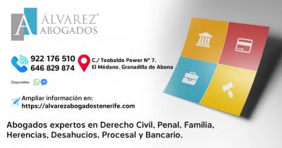 Áreas del Derecho Abogados | Alvarez Abogados Tenerife