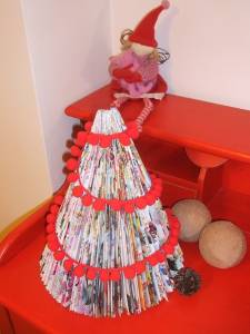 Manualidades de Navidad con material reciclado