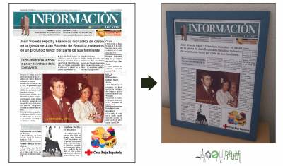 Cómo manipular la portada de un periódico: Ejemplo con el Diario Información