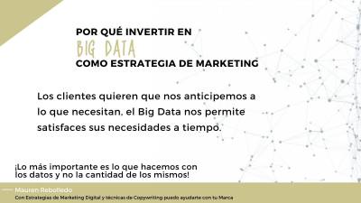 Invertir en #BigData como estrategia de #MarketingDigital ¿será una buena opción? | #Copymanager