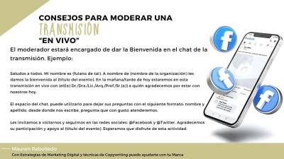 ¿Cuáles son las funciones del moderador en un #Evento #envivo ? | #Copymanager