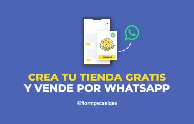 ✓ Crea una tienda online GRATIS vinculada a tu WhatsApp
