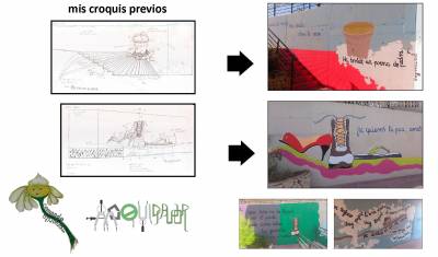 Mi colaboración con los murales de la playa de L'Amerador