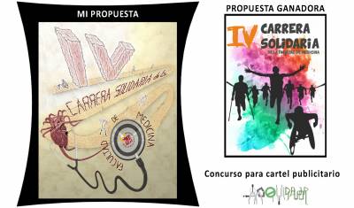Mi propuesta para el Concurso de cartel de la IV Carrera Solidaria de la U.M.H 