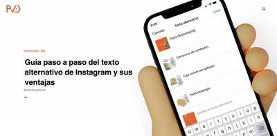 Guía paso a paso del texto alternativo de Instagram y sus ventajas