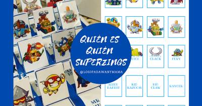 Superzings: juego quién es quién