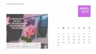 Calendario 2022 – Imágenes que escribo – Imágenes que escribo