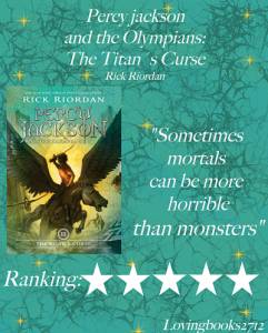 Opinión de:Percy Jackson and the Olympians: TheTitan´s curse de Rick Riordan
