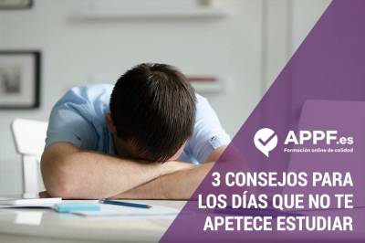 ▷ 3 Consejos en oposiciones los días que no te apetece estudiar
