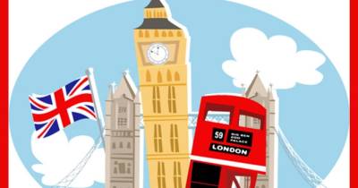 English activities: we are going to London. Play and learn English while you travel