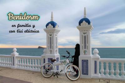 Descubre Benidorm en familia y con bicicleta eléctrica