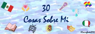 30 cosas sobre mi