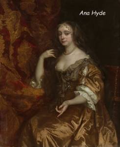 COSAS DE HISTORIA Y ARTE: Ana Hyde, primera esposa de Jacobo II rey de Inglaterra