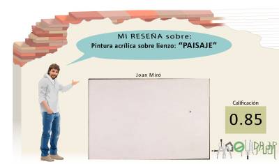 Reseña: Pintura 'Paisaje' de Joan Miró.