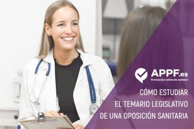 Cómo estudiar la legislación de una oposición sanitaria