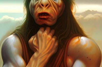 Ocho neanderthales marchando por América
