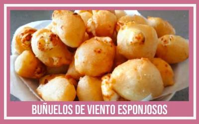 Receta de buñuelos de viento esponjosos - Postre fácil
