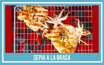 Cocinar Sepia a la Brasa - Receta de pescado lista en 25 min