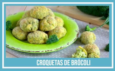 Croquetas de brócoli al horno - Receta Vegana