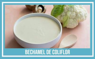 Bechamel de coliflor - Receta vegana fácil de hacer