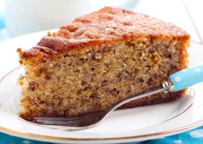 Receta de Bizcocho de Plátano [Fácil]